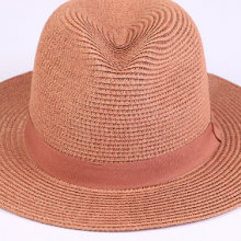 Hot Sale Quality Fedora Panama Hats Wholesale Summer Paper Adjustable Unisex Beach Panama Straw Hat thumbnail-4