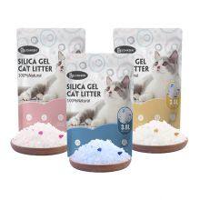 China Factory Apple Scent Bulk Lightweight Dust Free Crystal Cat Litter thumbnail-4