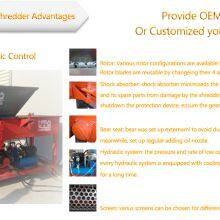 Ut Machinery Single Shaft Shredder Scrap Metal Shredder for Recycling Plasitc Film thumbnail-3