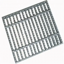 Hot-dip Galvanized Steel Grating for Ground Surfaces and Trenches, Serrated Surface Grating Bars thumbnail-5