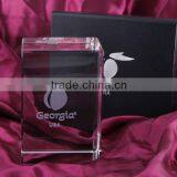 3d Laser Engraving Crystal Cube Crystal Trophy