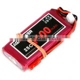 7.4v RC helicopter battery with long life | 1100mAh 25C 2S lipo power