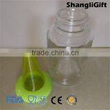 50ml 90ml Clear Food Grade Glass Spice Jar Sauce Bottle Oil Bottle With Lid thumbnail-3