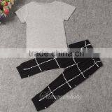Brand Foreign Trade Children Cloth Wholesale 16073 Summer Ins Letter Child Cloth Boy Haroun Pants Suit thumbnail-2