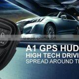 A1 2.0 Inch Car GPS HUD Head Up Display Vehicle-mounted Security System, Support Speed & Real Time & Altitude & Over Speed Alarm thumbnail-2