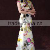 Pure Silk Fabric Printed Fabric Charmeuse Silk Satin Fabric 100% Silk Fabirc thumbnail-1