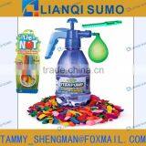 WATER BOMB TERM SET W/72 PCS WATER BALLOONS AND 2PCS SIMPLE WATER BALLOON TYING TOO and Pump Filler thumbnail-1