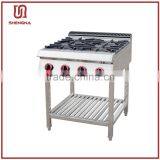 2016 Commercial used 4 burner gas cooking range