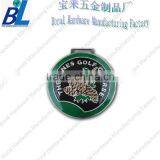 High Quality Round Metal Custom Golf Bag Tag With Epoxy thumbnail-1