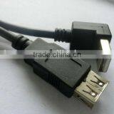 Hi-quality USB AM up Angle to AF Cable