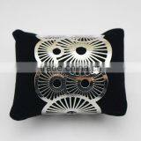 Polished Silver Hollow Geometric Adjustable Bangle Bracelet Stainless Steel Jewelry Quality Choice