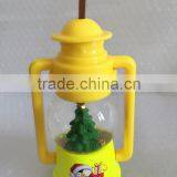 Yellow 2015 Hot Sale 45mm Polyresin Led Christmas Tree Water Globe Latern Design thumbnail-2