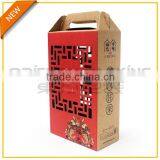 Die Cut Windown Brown Kraft Handle Box thumbnail-2