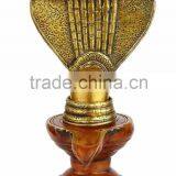 Shiva Lingam With Snake 13"