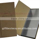 High quality slim wine menu cover with sleeves