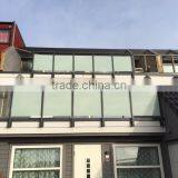 RAL7024 Aluminum Glass Fence Post thumbnail-1