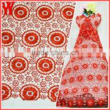 2016 Colorful african cord lace fabrics lace dresses fabrics designs