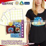 2016 Durablel Material Dark Fabric Transfer Paper for T-shirt