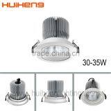 Project High Power Aluminium Dimmable 30w 35w Downlight for Hotel thumbnail-1