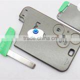 Renault Laguna Key Card With 3 Buttons and With Blade thumbnail-1