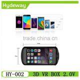 Portable Virtual Reality Box Adjustable 3D Gaming Glasses HY-002 for 4.7" - 6.0" Smart Phone