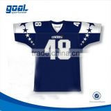 Dri fit factory price latest custom sublimation american football uniforms