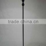 2015 Metal Uplight Floor Lamp/Light Black With Glass Shade