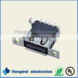 SMT 4 Pin USB-AF 2.0 Connector With Thread Panel