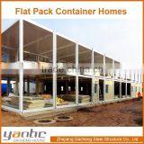 Prefabricate PU Sandwich Panel Flatpack Container House For Dwelling