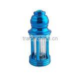 Blue Plastic Glass Perfume Bottle Container for Cosmetic Packing