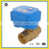 Tianfei high tech electric control valve 20mm Brass vavle body for flow system