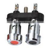 Dual Binding Post Insulator AMPLIFIER AUDIO Spring Lock Loaded Press Terminal 4 mm Connectors