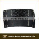 Fashion Boy Hand Braided Bracelet Wide Leather Cuff Bracelets for Sale