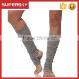 A-83 Knee High Yoga Toeless Socks Yoga Leg Warmers Yoga Socks Spats thumbnail-1