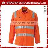 Custom Men Orange Mining Reflective hi Vis Protective Clothing thumbnail-1