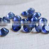 Wholesale Price AAA Quality Loose Gemstones Blue Corundum Loose Round Cut Gemstone