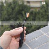 Private Label Cosmetics 2016 Hot Sale ToothBrush Shape Foundation Oval Makeup Brush Set thumbnail-6