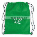 Promotional Backpack String Bag, Non Woven Drawstring Bag