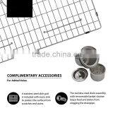 American Hot Sale Undermount Kitchen Sink Single Bowl Stainless Steel Handmade Sink With CUPC Certificate 2318A thumbnail-3