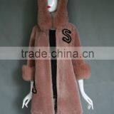 Brand New Shearing Lamb Trend Luxury Lamb Shearing Skin Leather Coat Ladies Long Fur Clothes thumbnail-5