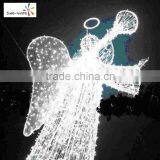Christmas Decoration Angel Wings With Halo Fancy Angel Halos for Sale Cheap Angel Figurines With Light With High Quality thumbnail-4