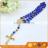 Fashion Colorful Beads CATHOLIC Rosary Necklace Sweater Dress Necklace Chain thumbnail-3