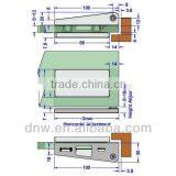 Frameless Glass Door Aluminum Offset Pivot Hinge thumbnail-2