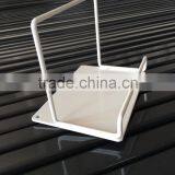 Powder Coating White Counter Top Book Store Display Shelves thumbnail-5