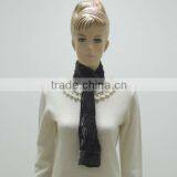 TYSAF005 Fashion Kerchief/Scarf/100%Silk/Burnt-Out/New Style/Classical/2014/Black Color/Women