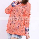 Lady's Spring Summer Hollow-out Sweater