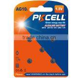 PKCELL AG10 Coin Cell Battery 1.5V AG10 LR54/189/L1130 Alkaline Button Cell thumbnail-3