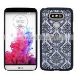 C&T Damask Design Ultra Slim Clear Hard Back Case Cover for LG G5 thumbnail-1