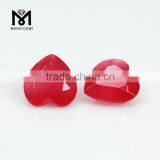 High Quality Precious Heart Machine Cut Natural Red Jade Gemstone thumbnail-5