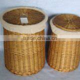 cheap and compatitive willow basket with lid